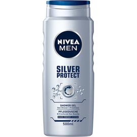 NIVEA MEN SILVER PROTECT SHOWER GEL 500ML
