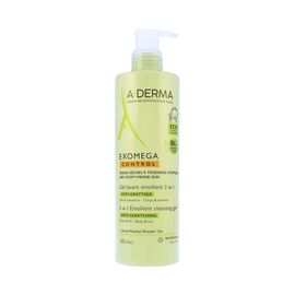 A-DERMA EXOMEGA CONTROL 2IN1 EMOLLIENT CLEANSING GEL 500ML