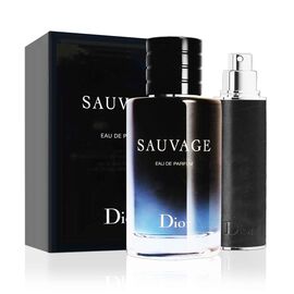 DIOR SAUVAGE GIFT SET EDP 100 ML + EDP 10 ML REFILLABLE BOTTLE