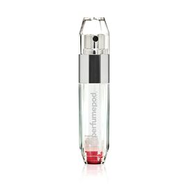 TRAVALO PERFUME POD CRYSTAL REFILLABLE PERFUME SPRAYER 5 ML SILVER