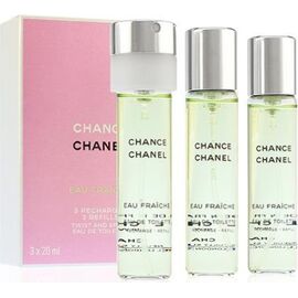 CHANEL CHANCE EAU FRAICHE TOALETNÍ VODA 3X20 ML PRO ŽENY NÁPLŇ