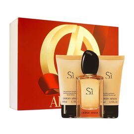 GIORGIO ARMANI SÌ SET W (EDP 50ML + SHOWER GEL 50ML + BODY LOTION 50ML)