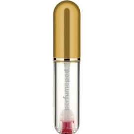 TRAVALO PERFUME POD PURE REFILLABLE PERFUME SPRAYER 5 ML GOLD