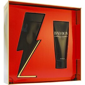 CAROLINA HERRERA BAD BOY EDT 100 ML + SHOWER GEL 100 ML GIFT SET