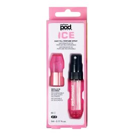 TRAVALO PERFUME POD ICE REFILLABLE PERFUME SPRAYER 5 ML PINK