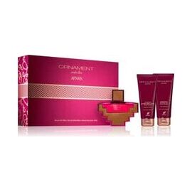 AFNAN ORNAMENT PURPLE ALLURE GIFT SET EDP 100 ML, SHOWER GEL 100 ML AND BODY LOTION 100 ML