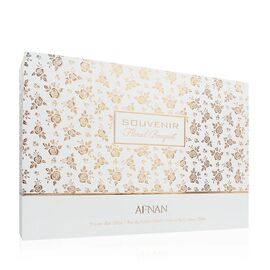 AFNAN SOUVENIR FLORAL BOUQUET GIFT SET EDP 100 ML, SHOWER GEL 100 ML AND BODY LOTION 100 ML