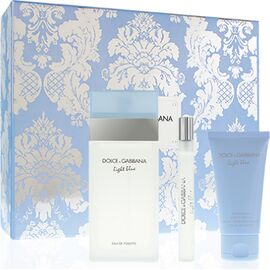 DOLCE & GABBANA LIGHT BLUE EDT 100ML + TĚLOVÝ KRÉM 50 ML + EDT 10 ML GIFT SET