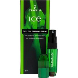 TRAVALO PERFUME POD ICE REFILLABLE PERFUME SPRAYER 5 ML GREEN