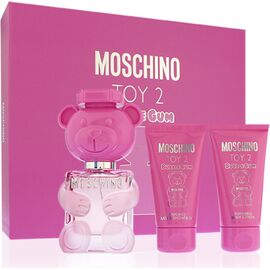 MOSCHINO TOY 2 BUBBLE GUM EAU DE TOILETTE FOR WOMEN 50 ML + TĚLOVÉ MLÉKO 50 ML + SPRCHOVÝ GEL 50 ML GIFT SET