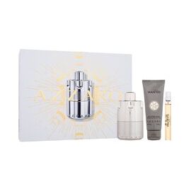 AZZARO WANTED GIFT SET EDP 100 ML, MINIATURE EDP 10 ML AND SHOWER GEL 75 ML