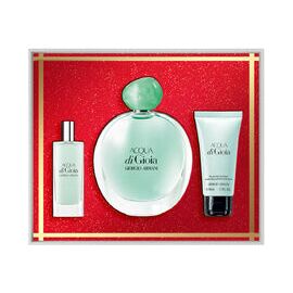 ARMANI GIORGIO ACQUA DI GIOIA GIFT SET EDP 100 ML, BODY LOTION 50 ML A MINIATURKA EDP 10 ML