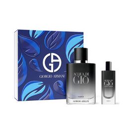 ARMANI GIORGIO ACQUA DI GIO PARFUM GIFT SET PARFUM 100 ML AND MINIATURE 15 ML