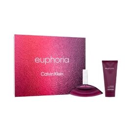 CALVIN KLEIN EUPHORIA GIFT SET EDP AND 100 ML PERFUMED BODY LOTION 100 ML