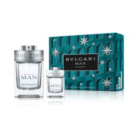 BVLGARI MAN RAIN ESSENCE GIFT SET EDP 100 ML AND MINIATURE EDP 15 ML