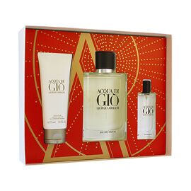 ARMANI GIORGIO ACQUA DI GIO MAN EAU DE PARFUM GIFT SET EDP 125 ML, SHOWER GEL 75 ML AND MINIATURE EDP 15 ML