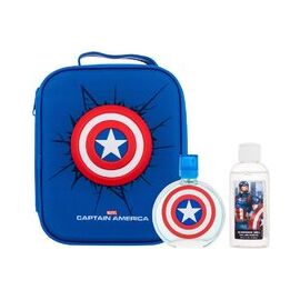 FRAGRANCES FOR CHILDREN CAPTAIN AMERICA GIFT SET EDT 100 ML, SHOWER GEL 100 ML AND COSMETIC BAG