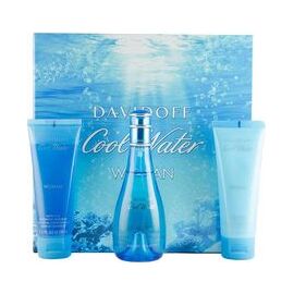 DAVIDOFF COOL WATER WOMAN GREAT GIFT SET EDT 100 ML BODY LOTION 75 ML COOL WATER AND COOL WATER SHOWER GEL 75 ML