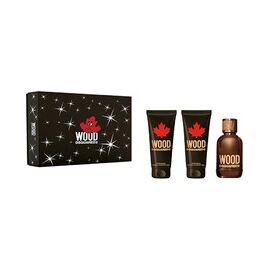 DSQUARED2 WOOD POUR HOMME GIFT SET EDT 100 ML, SHOWER GEL 100 ML AND AFTER SHAVE BALSAM 100 ML