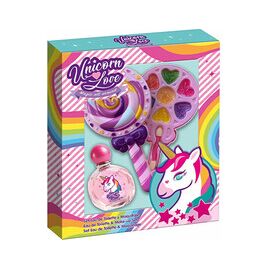 FRAGRANCES FOR CHILDREN EAU MY UNICORN GIFT SET EDT 50 ML AND MAKEUP PALETTE