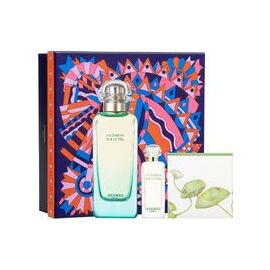 HERMÈS HERMES UN JARDIN SUR LE NIL GIFT SET EDT 100ML, SOLID SOAP 50G AND MINI EDT 7.5ML