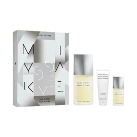 ISSEY MIYAKE L'EAU D'ISSEY POUR HOMME GIFT SET EDT 125 ML, MINIATURE EDT 15 ML AND SHOWER GEL 50 ML