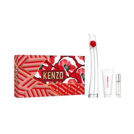 KENZO FLOWER BY KENZO GIFT SET EDP 100 ML, BODY LOTION 75 ML AND MINIATURE EDP 10 ML