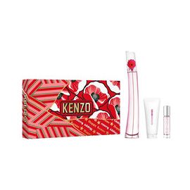 KENZO FLOWER BY KENZO POPPY BOUQUET GIFT SET EDP 100 ML, BODY LOTION 75 ML AND MINIATURE EDP 10 ML