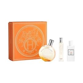 HERMÈS EAU DES MERVEILLES GIFT SET EDT 50ML, BODY LOTION 40ML AND EDT 15ML