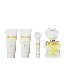 MOSCHINO TOY 2 GIFT SET EDP 100 ML, MINIATURE EDP 10 ML, BODY LOTION 100 ML AND SHOWER GEL 100 ML