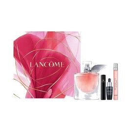 LANCOME LA VIE EST BELLE GIFT SET EDP 50 ML, SÉRUM 10 ML, ŘASENKA 2 ML A MINIATURKA EDP 10 ML