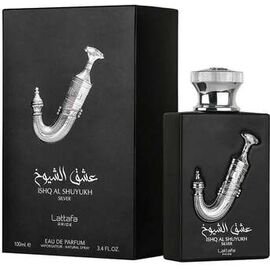 LATTAFA PERFUMES ISHQ AL SHUYUKH SILVER EDP 100ML