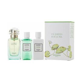 HERMÈS UN JARDIN SUR LE NIL EDT GIFT SET 50 ML, BODY LOTION 40 ML AND SHOWER GEL 40 ML