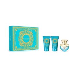 VERSACE DYLAN TURQUOISE POUR FEMME GIFT SET EDT 50 ML, SHOWER GEL 50 ML AND BODY GEL 50 ML