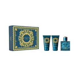 VERSACE EROS GIFT SET 50 ML EDT, SHOWER GEL AND EROS 50 ML AFTER SHAVE BALSAM EROS 50 ML
