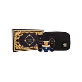 VERSACE DYLAN BLUE POUR FEMME GIFT SET EDP 100 ML, BODY LOTION 100 ML, SHOWER GEL 100 ML AND COSMETIC BAG
