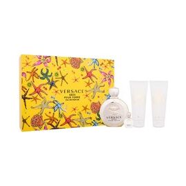 VERSACE EROS POUR FEMME GIFT SET EDP 100 ML, SHOWER GEL 100 ML, BODY LOTION 100 ML AND MINIATURE EDP 5 ML