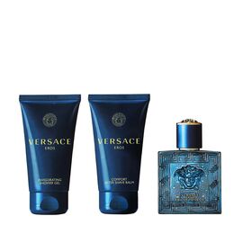 VERSACE EROS EAU DE PARFUM GIFT SET EDP 50 ML, SHOWER GEL 50 ML AND BODY LOTION 50 ML