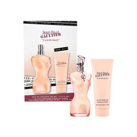 JEAN PAUL GAULTIER CLASSIQUE GIFT SET 100 ML EDT AND BODY LOTION CLASSIQUE 75 ML