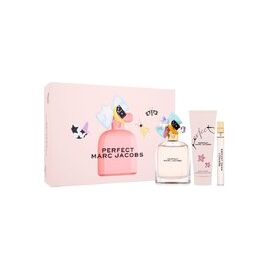 MARC JACOBS PERFECT GIFT SET EDP 100 ML, MINIATURE EDP 10 ML AND BODY LOTION 75 ML