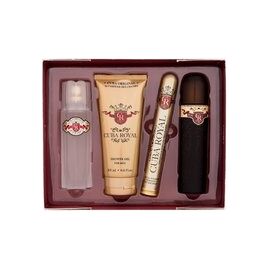 CUBA ROYAL GIFT SET EDT 100 ML, AFTERSHAVE 100 ML, SHOWER GEL 200 ML AND MINIATURE EDT 35 ML