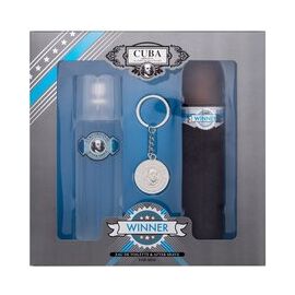 CUBA WINNER GIFT SET EDT 100 ML, AFTER SHAVE 100 ML AND PENDANT