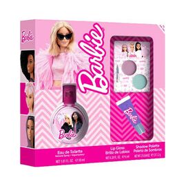 FRAGRANCES FOR CHILDREN BARBIE GIFT SET EDT 30 ML, LIP GLOSS AND EYESHADOW