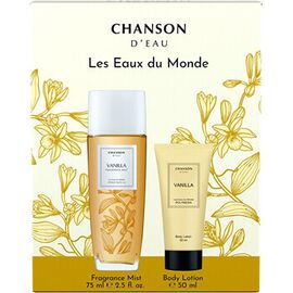 CHANSON D´EAU VANILLA GIFT SET MLHA NA TĚLO A VLASY 75 ML  A BODY LOTION 50 ML