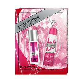 BRUNO BANANI PURE WOMAN GIFT SET DEODORANT 75 ML A ANTIPERSPIRANT 150 ML