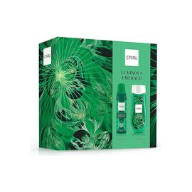 C-THRU LUMINOUS EMERALD GIFT SET DEOSPRAY 150 ML AND SHOWER GEL 250 ML