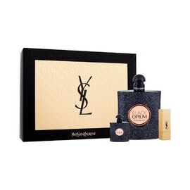 YVES SAINT LAURENT BLACK OPIUM GIFT SET EDP 90 ML, MINIATURE EDP 7.5 ML AND LIPSTICK