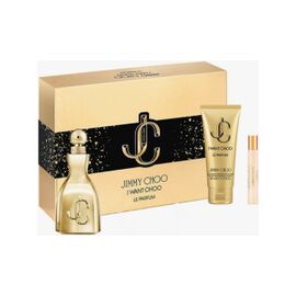 JIMMY CHOO I WANT CHOO LE PARFUM GIFT SET PARFUM 100 ML, BODY LOTION 100 ML AND PERFUME 7.5 ML