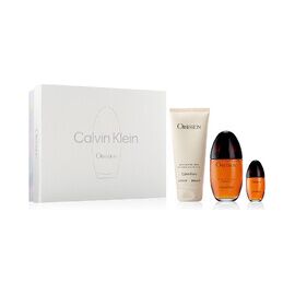 CALVIN KLEIN OBSESSION GIFT SET EDP 100 ML, BODY LOTION 200 ML AND MINIATURE EDP 15 ML