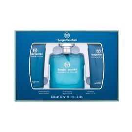 SERGIO TACCHINI OCEAN'S CLUB GIFT SET EDT 100 ML, SHOWER GEL 100 ML AND AFTER SHAVE BALSAM 100 ML